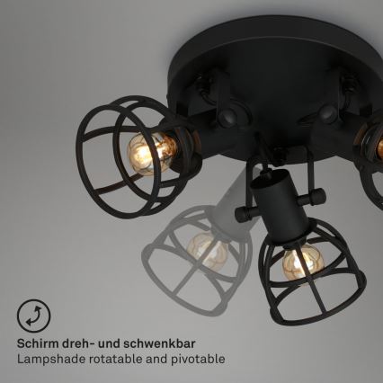 Briloner 2669-035 - Spotlámpa RETRO 3xE14/25W/230V