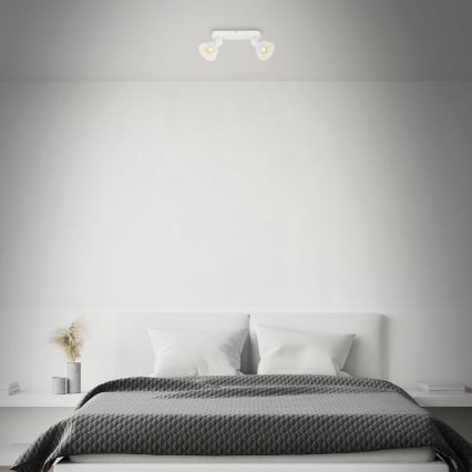 Briloner 2674-026 - Spotlámpa RETRO 2xE14/25W/230V fehér