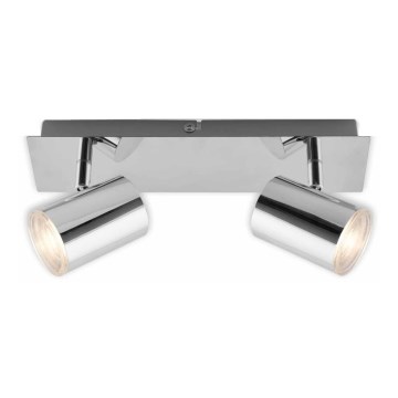 Briloner 2731-028 - BANYO fürdőszobai spotlámpa 2xGU10/5W/230V IP44 fényes króm