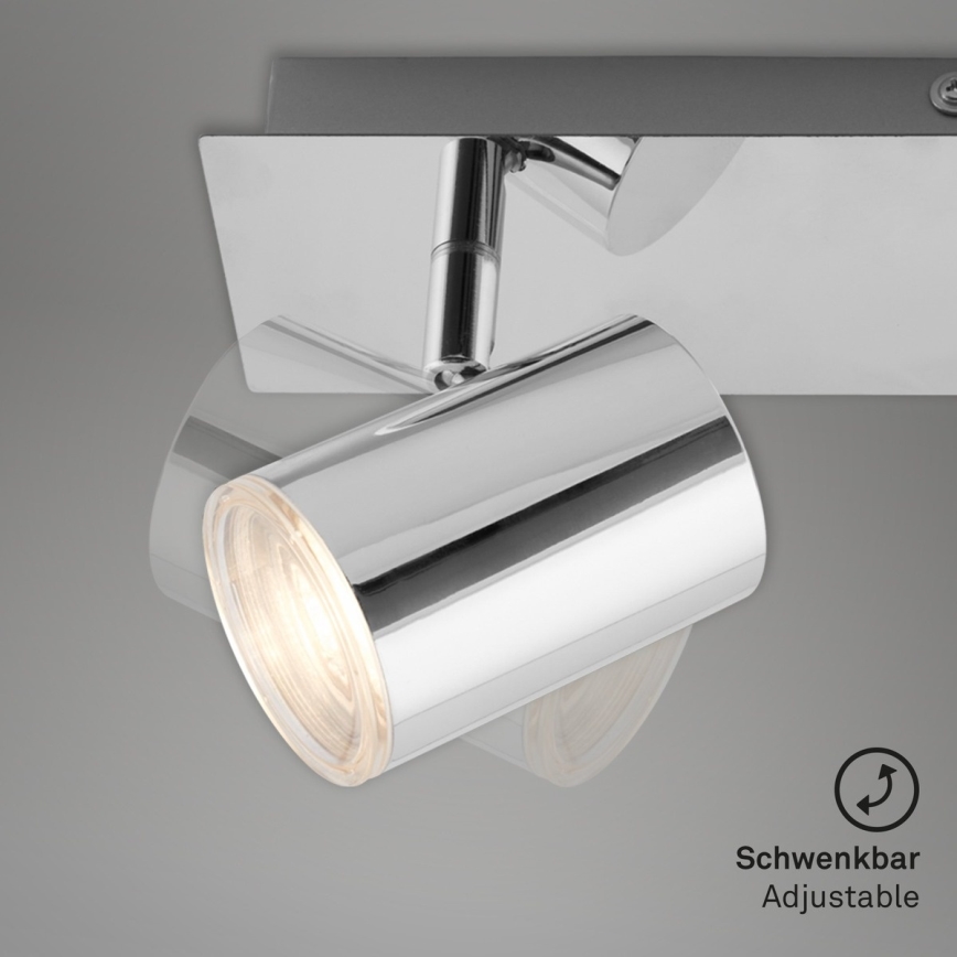 Briloner 2731-028 - BANYO fürdőszobai spotlámpa 2xGU10/5W/230V IP44 fényes króm