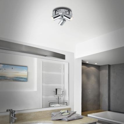Briloner 2731-038 - CUP spotlámpatest 3xGU10/5W/230V, fényes króm