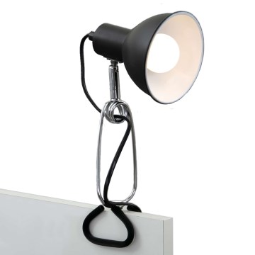 Briloner 2790-015 - FIX csíptetős lámpa 1xE14/8W/230V fekete/fényes króm