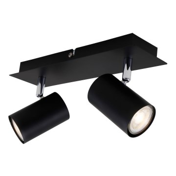 Briloner 2857-025 - Spotlámpa SPOT 2xGU10/40W/230V fekete