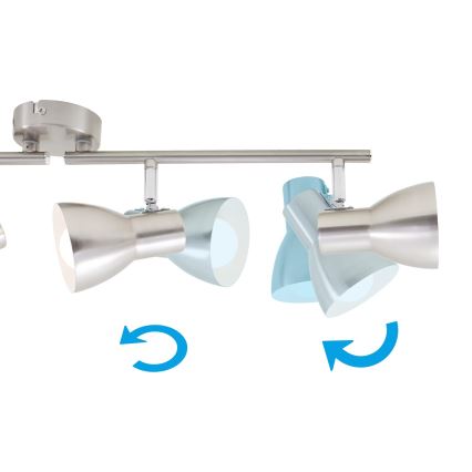 Briloner 2860-042 - Spotlámpa 4xE14/25W/230V