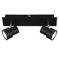 Briloner 2861-025 - LED Spotlámpa SPOT 2xGU10/5W/230V fekete