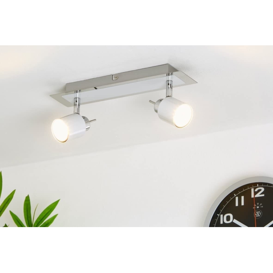 Briloner 2866-026 - LED Spotlámpa SPOT 2xGU10/5W/230V
