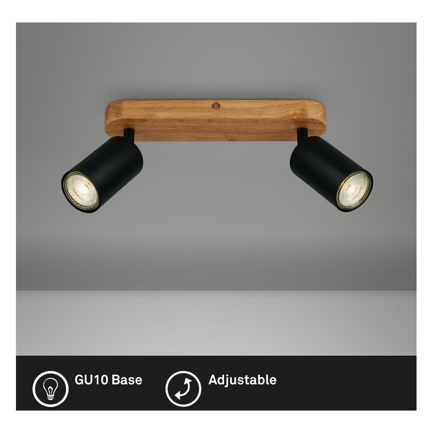 Briloner 2922-025 - Spotlámpa SPOT 2xGU10/9W/230V