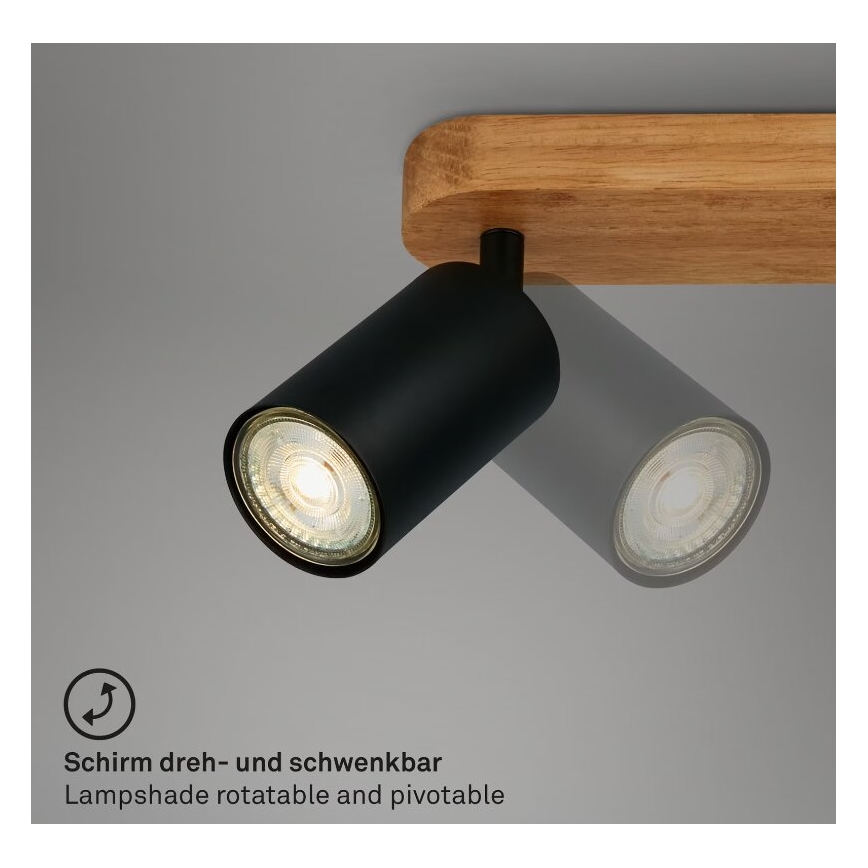 Briloner 2922-025 - Spotlámpa SPOT 2xGU10/9W/230V