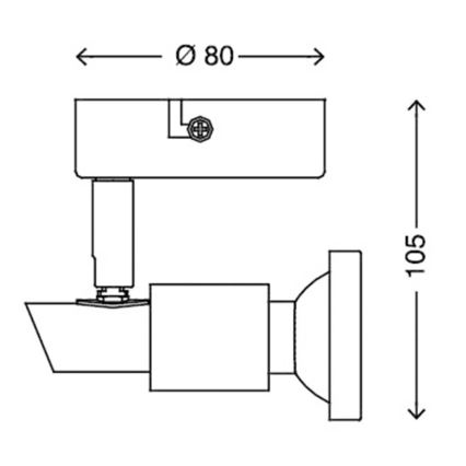 Briloner 2991-012 – LED Spotlámpa COOL 1×GU10/3W/230V