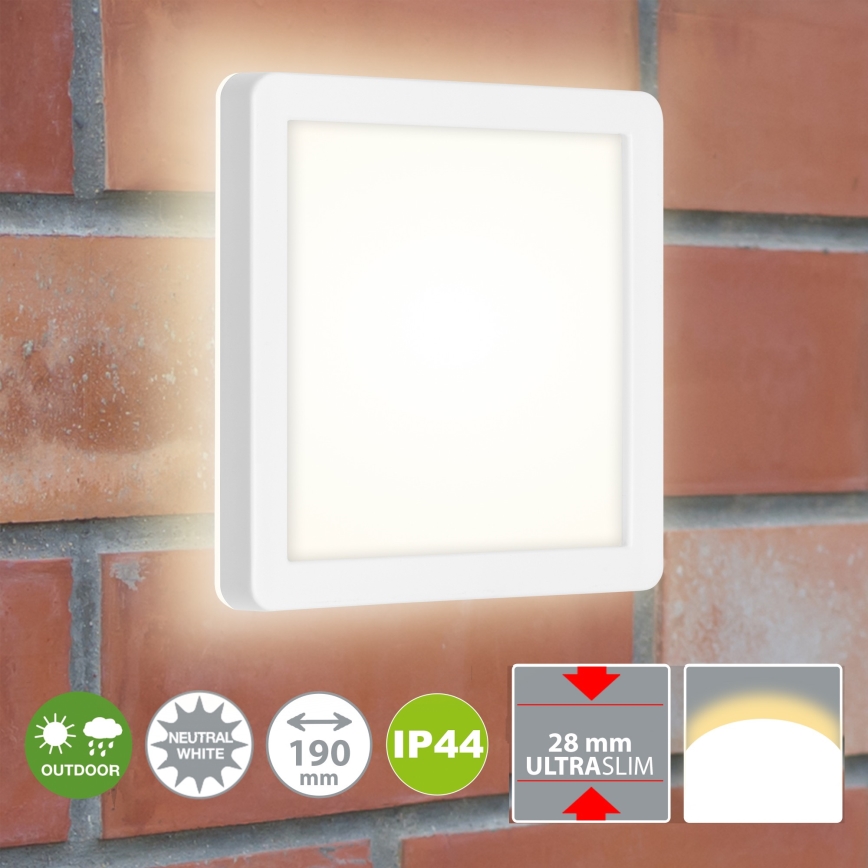 Briloner 3010-016 - LED Mennyezeti lámpa LED/8W/230V 19x19 cm fehér IP44