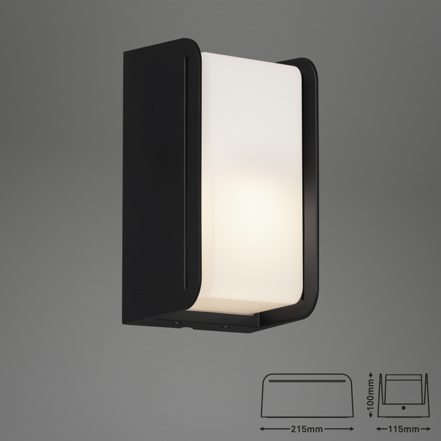 Briloner 3016-015 - Kültéri fali lámpa BOKS 1xE27/12W/230V IP44