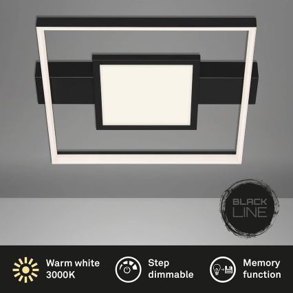 Briloner 3028-015 - LED Dimmelhető mennyezeti lámpa FRAME LED/38W/230V