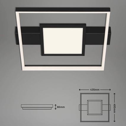 Briloner 3028-015 - LED Dimmelhető mennyezeti lámpa FRAME LED/38W/230V
