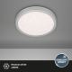 Briloner 3048-014 - LED Mennyezeti lámpa RUNA LED/18W/230V ezüst