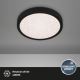 Briloner 3048-015 - LED Mennyezeti lámpa RUNA LED/18W/230V fekete