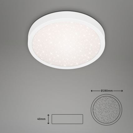 Briloner 3048-016 - LED Mennyezeti lámpa RUNA LED/18W/230V fehér