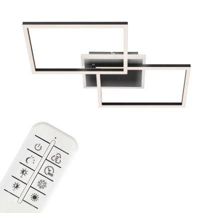 Briloner 3049-015 - LED Dimmelhető mennyezeti lámpa FRAME LED/40W/230V + távirányítás