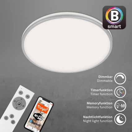 Briloner 3065-014 - LED dimmelhető mennyezeti lámpatest IVY LED/42W/230V Wi‑Fi Tuya átm. 49 cm + távirányító