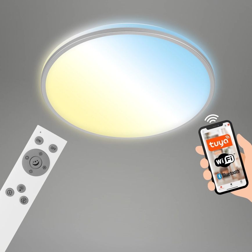 Briloner 3065-014 - LED dimmelhető mennyezeti lámpatest IVY LED/42W/230V Wi‑Fi Tuya átm. 49 cm + távirányító