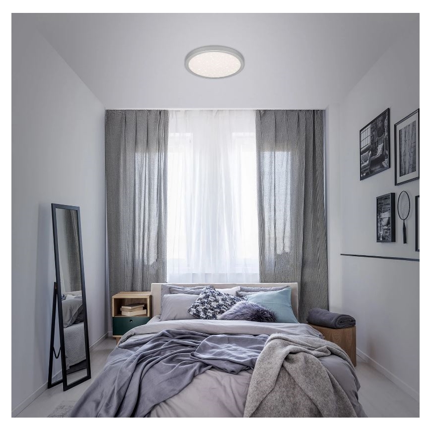 Briloner 3071-014 - LED Mennyezeti lámpa RUNA LED/24W/230V ezüst