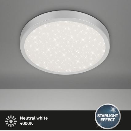 Briloner 3071-014 - LED Mennyezeti lámpa RUNA LED/24W/230V ezüst
