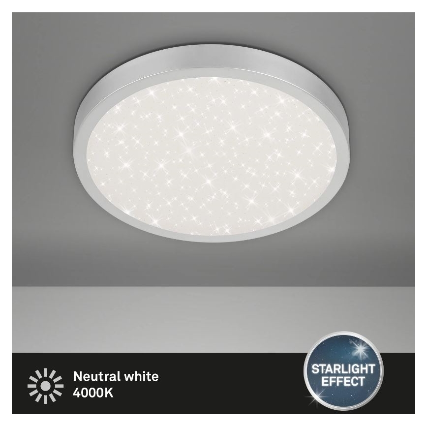 Briloner 3071-014 - LED Mennyezeti lámpa RUNA LED/24W/230V ezüst