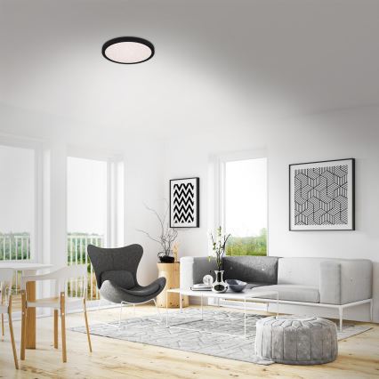 Briloner 3071-015 - LED Mennyezeti lámpa RUNA LED/24W/230V fekete