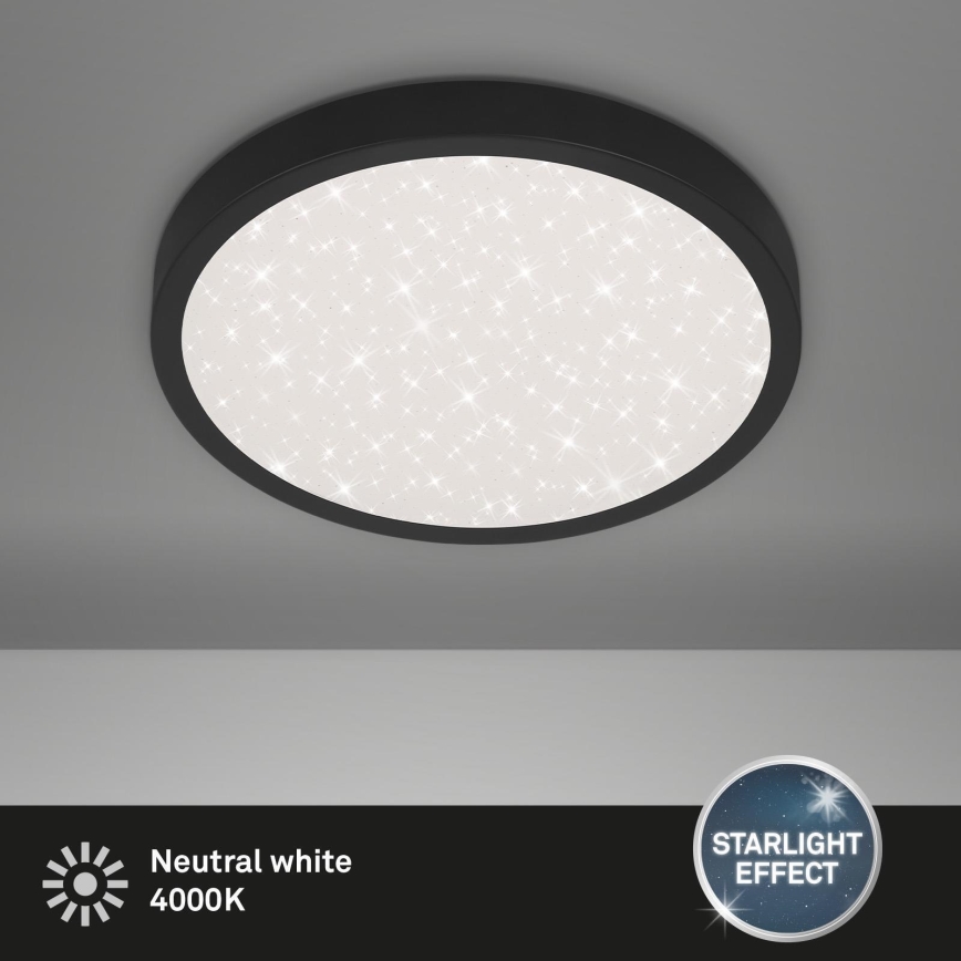 Briloner 3071-015 - LED Mennyezeti lámpa RUNA LED/24W/230V fekete