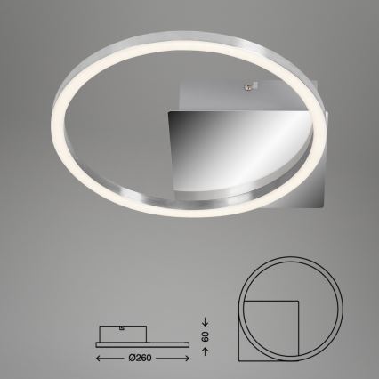 Briloner 3106-018 - LED Dimmelhető mennyezeti lámpa FRAMES LED/7,5W/230V