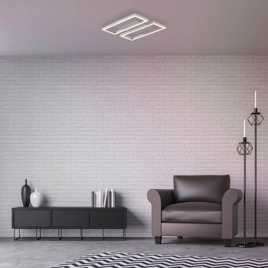 Briloner 3107-012 - LED Dimmelhető mennyezeti lámpa FRAME 2xLED/7,25W/230V