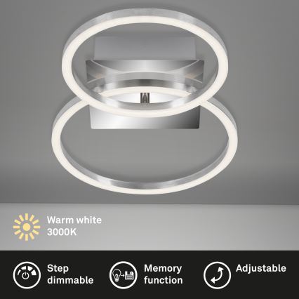 Briloner 3110-018 - LED Dimmelhető mennyezeti lámpa FRAMES LED/16W/230V