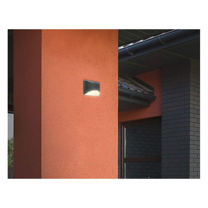 Briloner 3133015 - LED napelemes falilámpa LED/2W/3,7V IP44 3000K 300 mAh