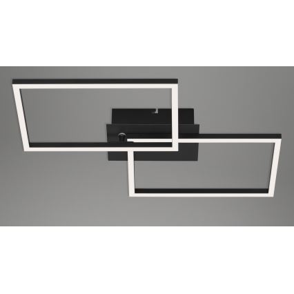 Briloner 3149-018 - LED Dimmelhető felületre szerelhető csillár FRAME 2xLED/15W/230V + távirányító