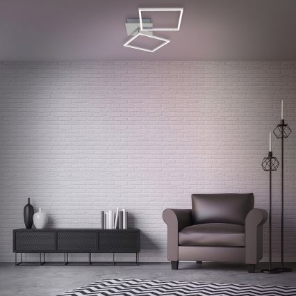 Briloner 3182-018 - LED Dimmelhető mennyezeti lámpa FRAME 2xLED/15,5W/230V
