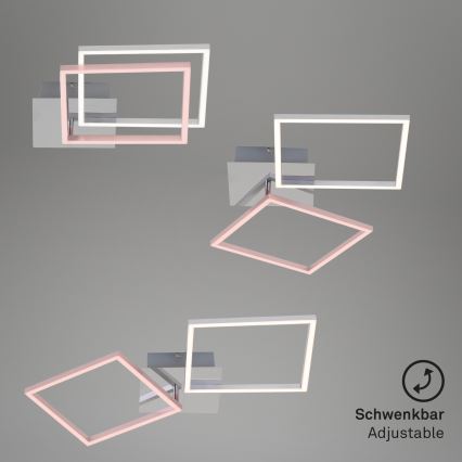 Briloner 3182-018 - LED Dimmelhető mennyezeti lámpa FRAME 2xLED/15,5W/230V