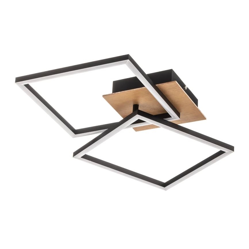 Briloner 3210-014 - LED Dimmelhető mennyezeti lámpa FRAME 2xLED/11W/230V barna