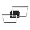 Briloner 3210-015 - LED dimmelhető mennyezeti lámpa FRAME 2xLED/11W/230V fekete
