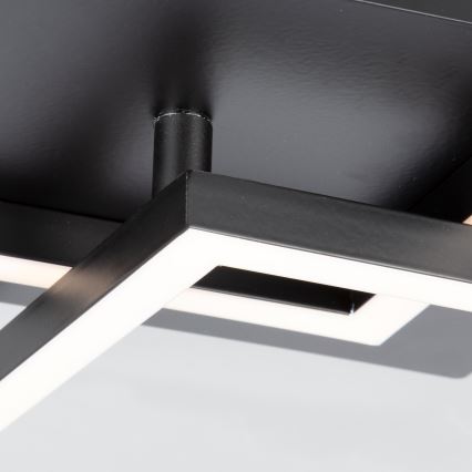 Briloner 3210-015 - LED dimmelhető mennyezeti lámpa FRAME 2xLED/11W/230V fekete