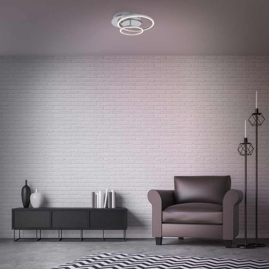Briloner 3222-018 - LED Dimmelhető mennyezeti lámpa FRAMES LED/30W/230V