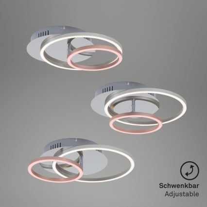 Briloner 3222-018 - LED Dimmelhető mennyezeti lámpa FRAMES LED/30W/230V