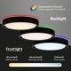 Briloner 3227-015 - LED RGB Dimmelhető mennyezeti lámpa érzékelővel TALENA LED/24W/230V fekete + távirányítás
