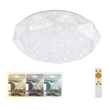 Briloner 3344-216 - LED Dimmelhető mennyezeti lámpa 1xLED/80W/230V + távirányító