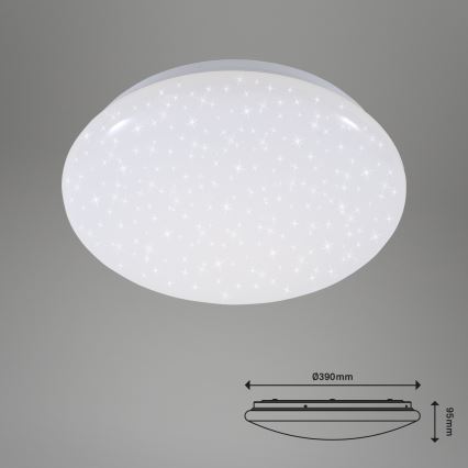 Briloner 3380-116 - LED dimmelhető mennyezeti lámpa STARRY SKY LED/18W/230V 2700/4000K