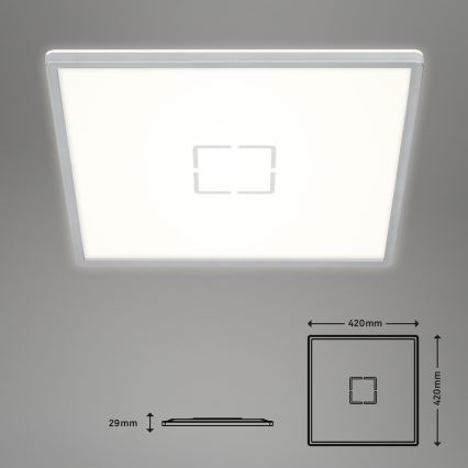 Briloner 3393-014 - LED Mennyezeti lámpa FREE LED/22W/230V 42x42 cm