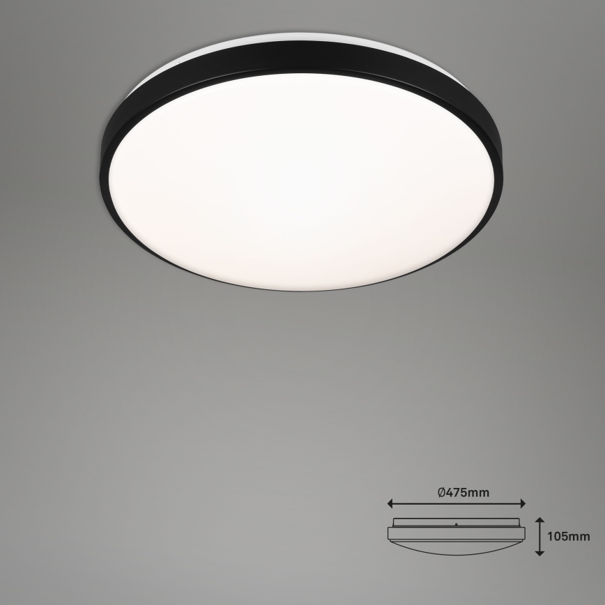 Briloner 3430-015 - MANNY LED/48W/230V dimmelhető mennyezeti lámpa távirányítóval