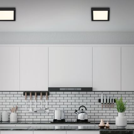 Briloner 3466-415 - LED Mennyezeti lámpa FIRE LED/16,5W/230V 22,5x22,5 cm