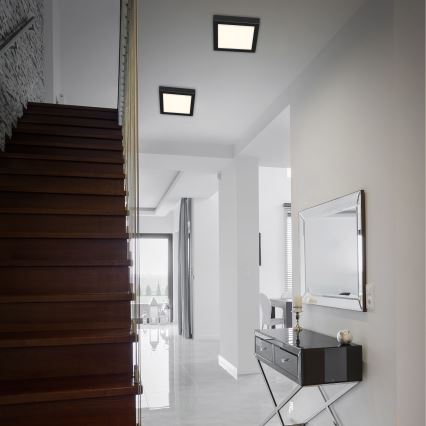 Briloner 3466-415 - LED Mennyezeti lámpa FIRE LED/16,5W/230V 22,5x22,5 cm