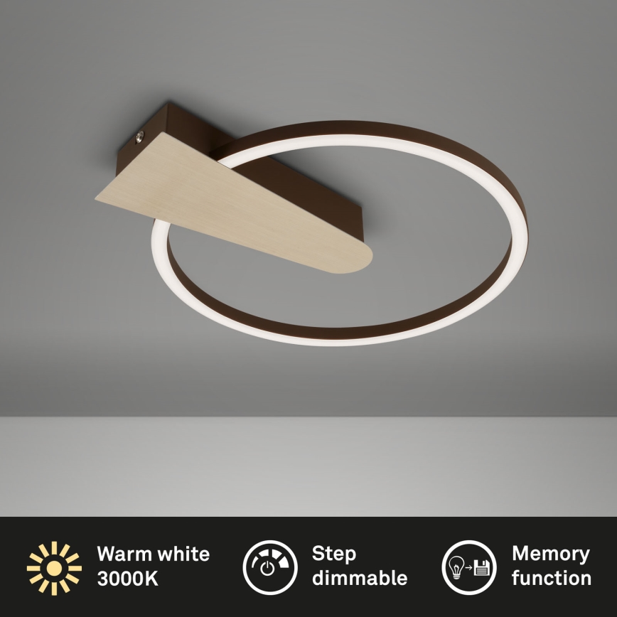 Briloner 3542017 - LED Dimmelhető mennyezeti lámpa NICO LED/12W/230V arany