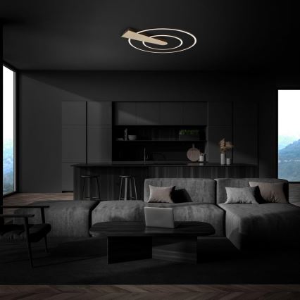 Briloner 3543-017 - LED Dimmelhető mennyezeti lámpa NICO LED/25W/230V arany