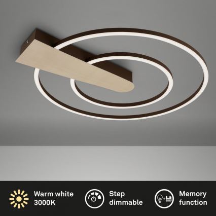 Briloner 3543-017 - LED Dimmelhető mennyezeti lámpa NICO LED/25W/230V arany